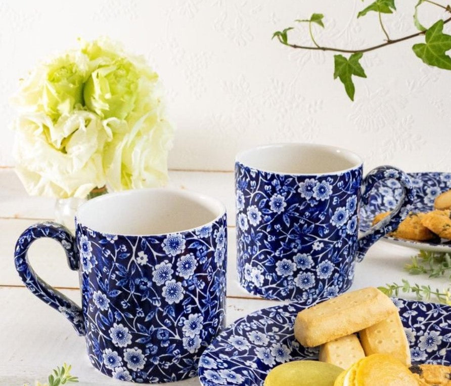 Burleigh Blue Calico Mug 375ml
