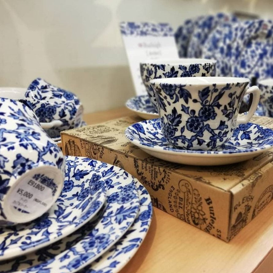 Burleigh Blue Arden Teacup 3 Piece Gift Set