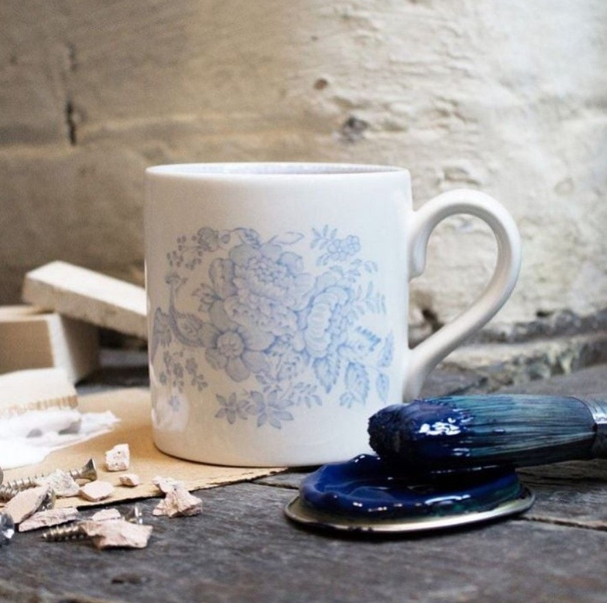 Burleigh Blue Asiatic Pheasants Mug 375ml