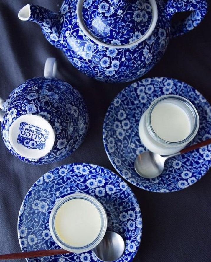 Burleigh Blue Calico Breakfast Saucer