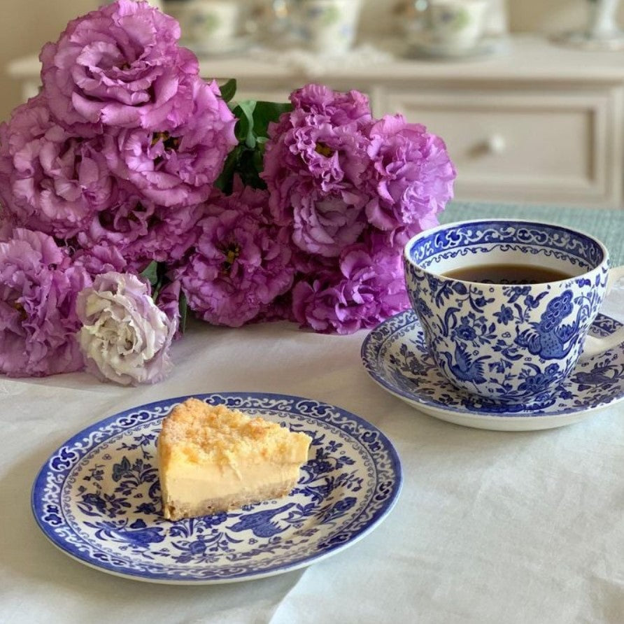 Burleigh Blue Regal Peacock Breakfast Cup 3- Piece Gift Set