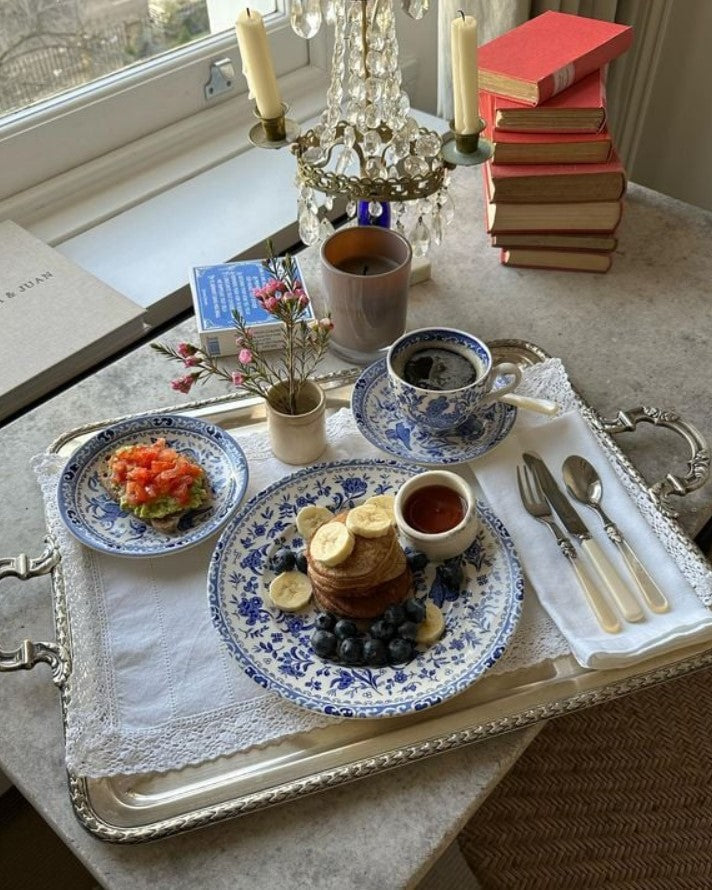 Burleigh Blue Regal Peacock Cereal Bowl 16cm