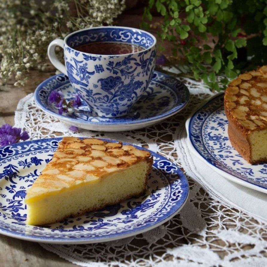Burleigh Blue Regal Peacock Teacup 3 Piece Gift Set