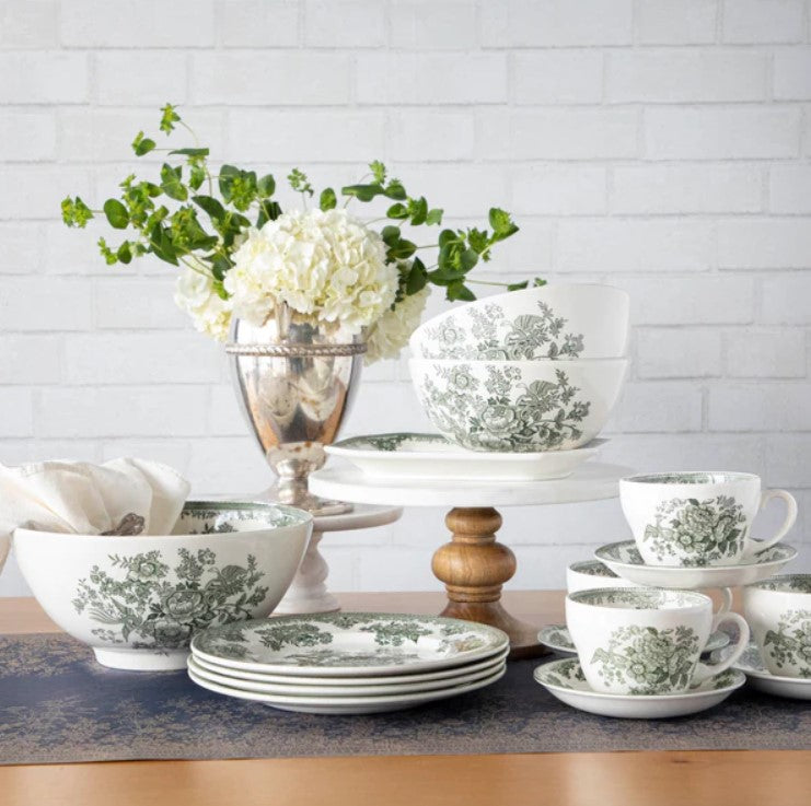 Burleigh Green Asiatic Pheasants Breakfast Saucer