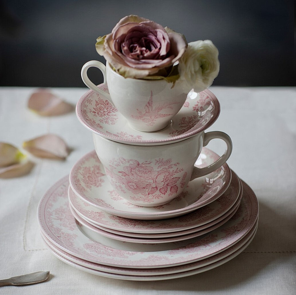 Burleigh Pink Asiatic Pheasants Breakfast Cup 420ml