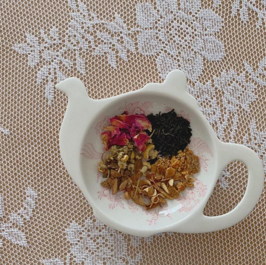 Burleigh Pink Asiatic Pheasants Mini Teapot Tray