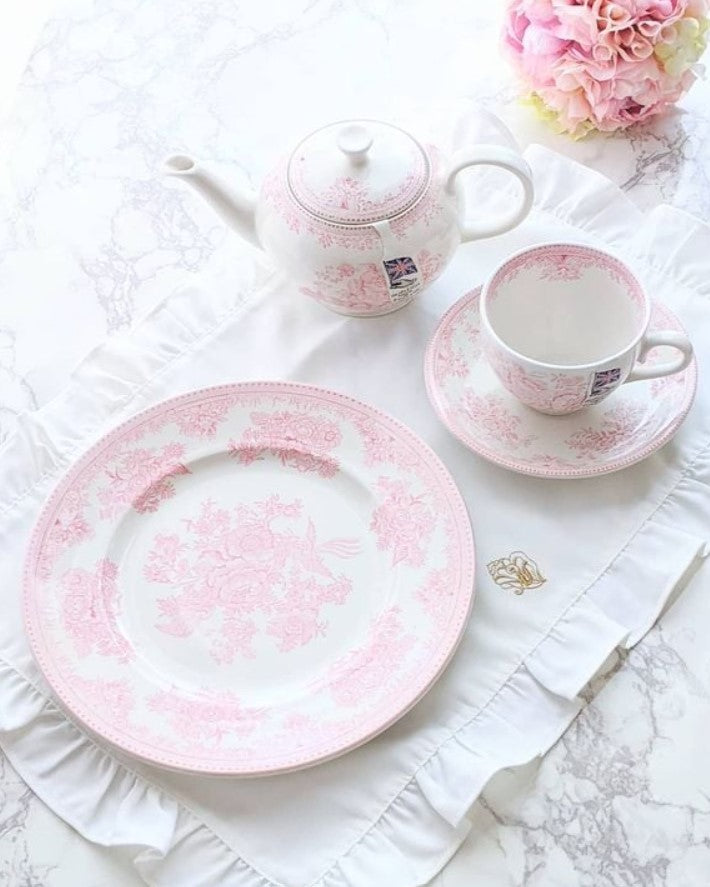 Burleigh Pink Asiatic Pheasants Teapot Small 400ml