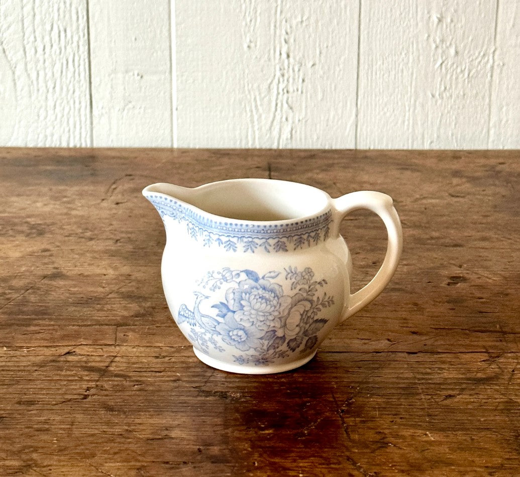 Burleigh Blue Asiatic Pheasants Dutch Jug Small 284ml