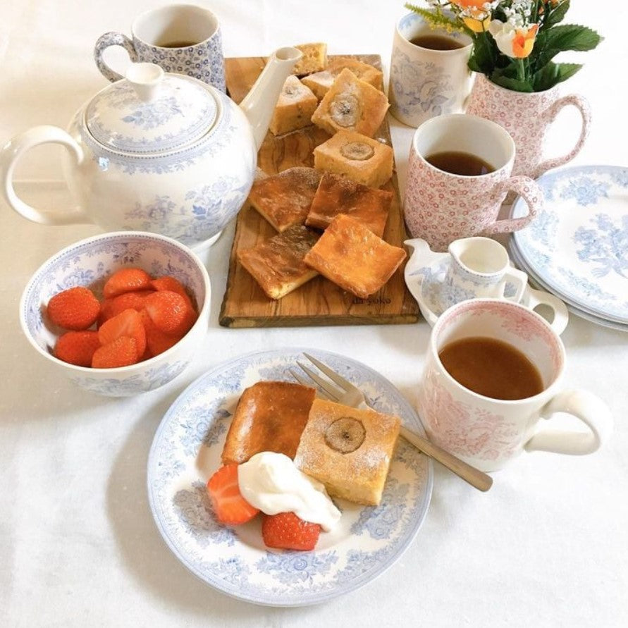 Burleigh Blue Asiatic Pheasants Mini Teapot Tray