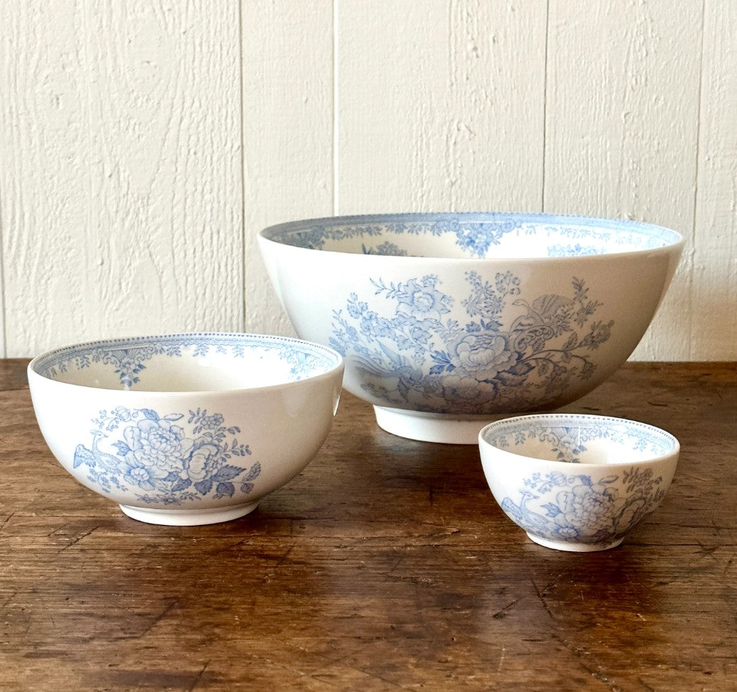 Burleigh Blue Asiatic Pheasants Sugar Bowl Small 9.5cm