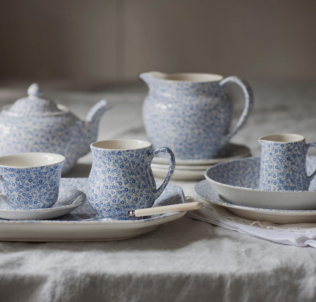 Burleigh Pale Blue Felicity Teapot Small 400ml/ 0.75pt