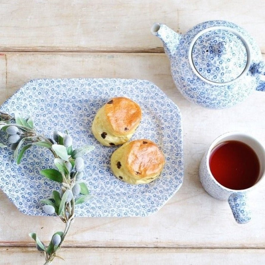 Burleigh Pale Blue Felicity Teapot Large 800ml/ 1.5pt