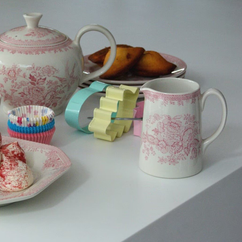 Burleigh Pink Asiatic Pheasants Tankard Jug Small 284ml