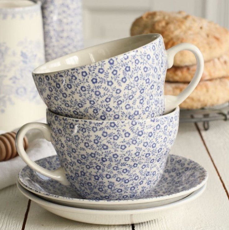 Burleigh Pale Blue Felicity Breakfast Cup 425ml/ 0.75pt