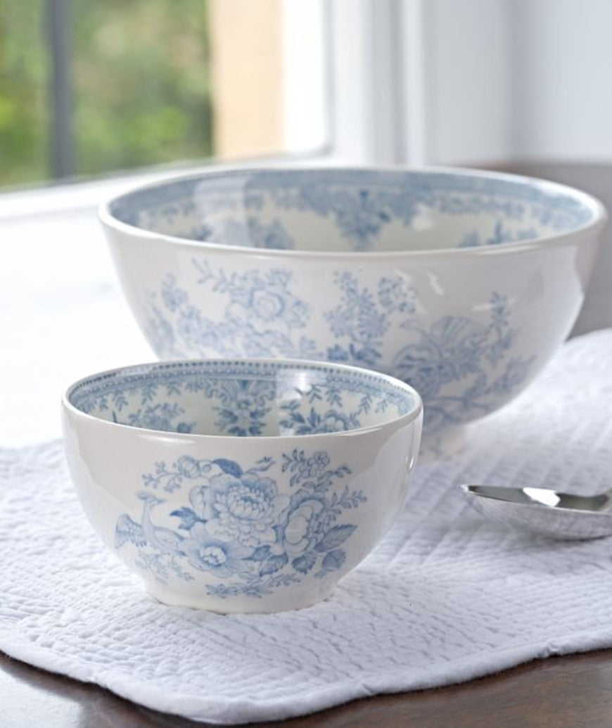 Burleigh Blue Asiatic Pheasants Mini Footed Bowl 12cm