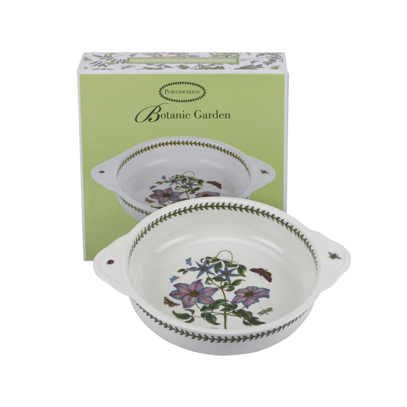Botanic Garden Round Baking Dish with Handles 25cm Single