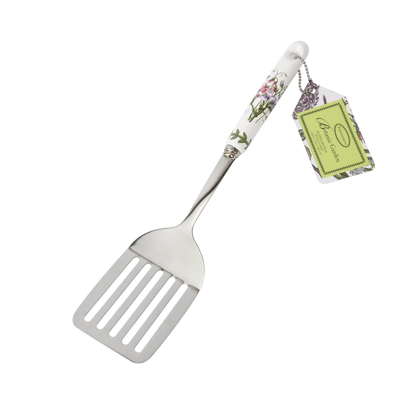 Botanic Garden Slotted Spatula (Sweet Pea) 33 x 7.5cm Single