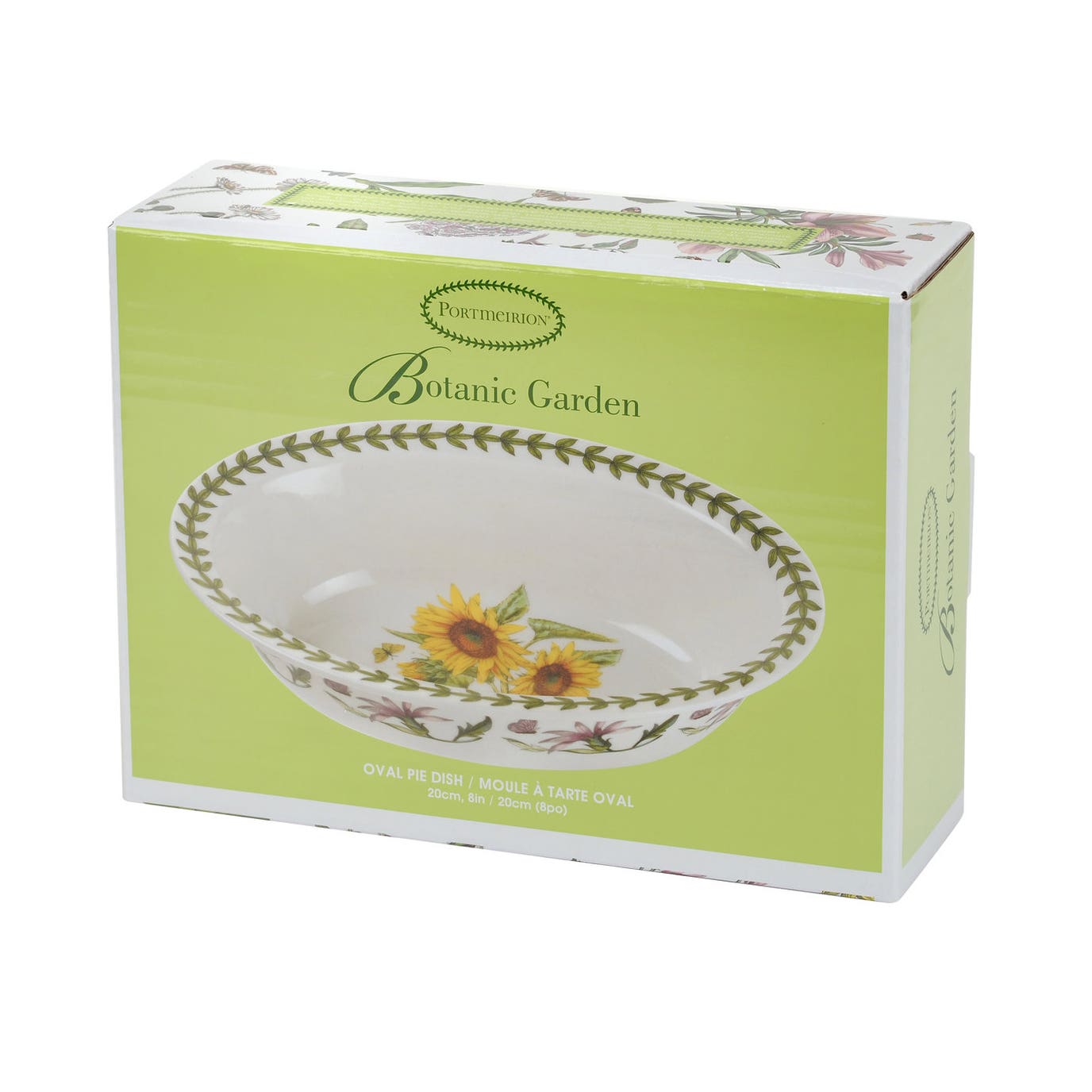 Botanic Garden Oval Pie Dish 8" 20cm Single