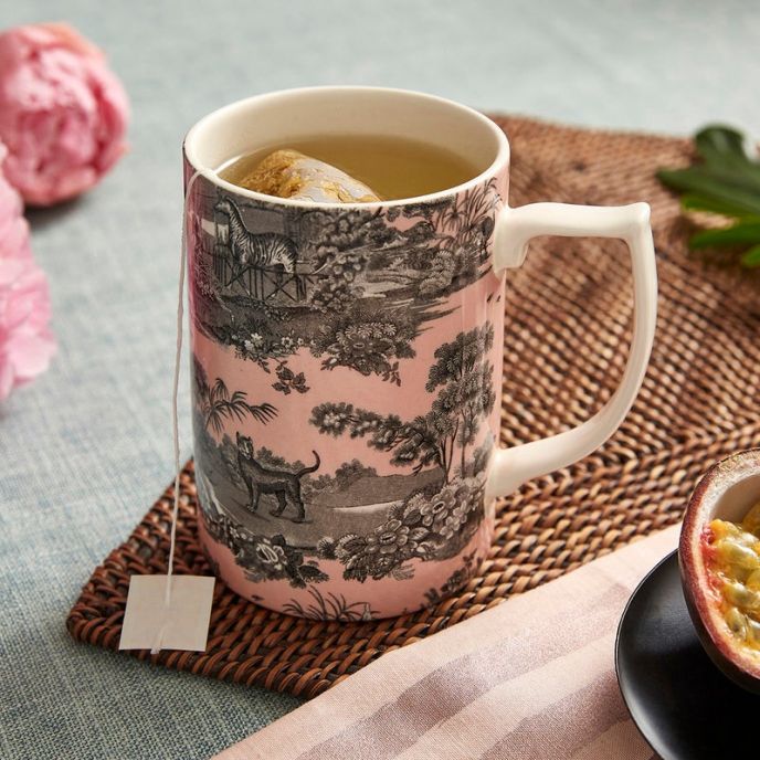 Zoological Gardens Mug, Pink