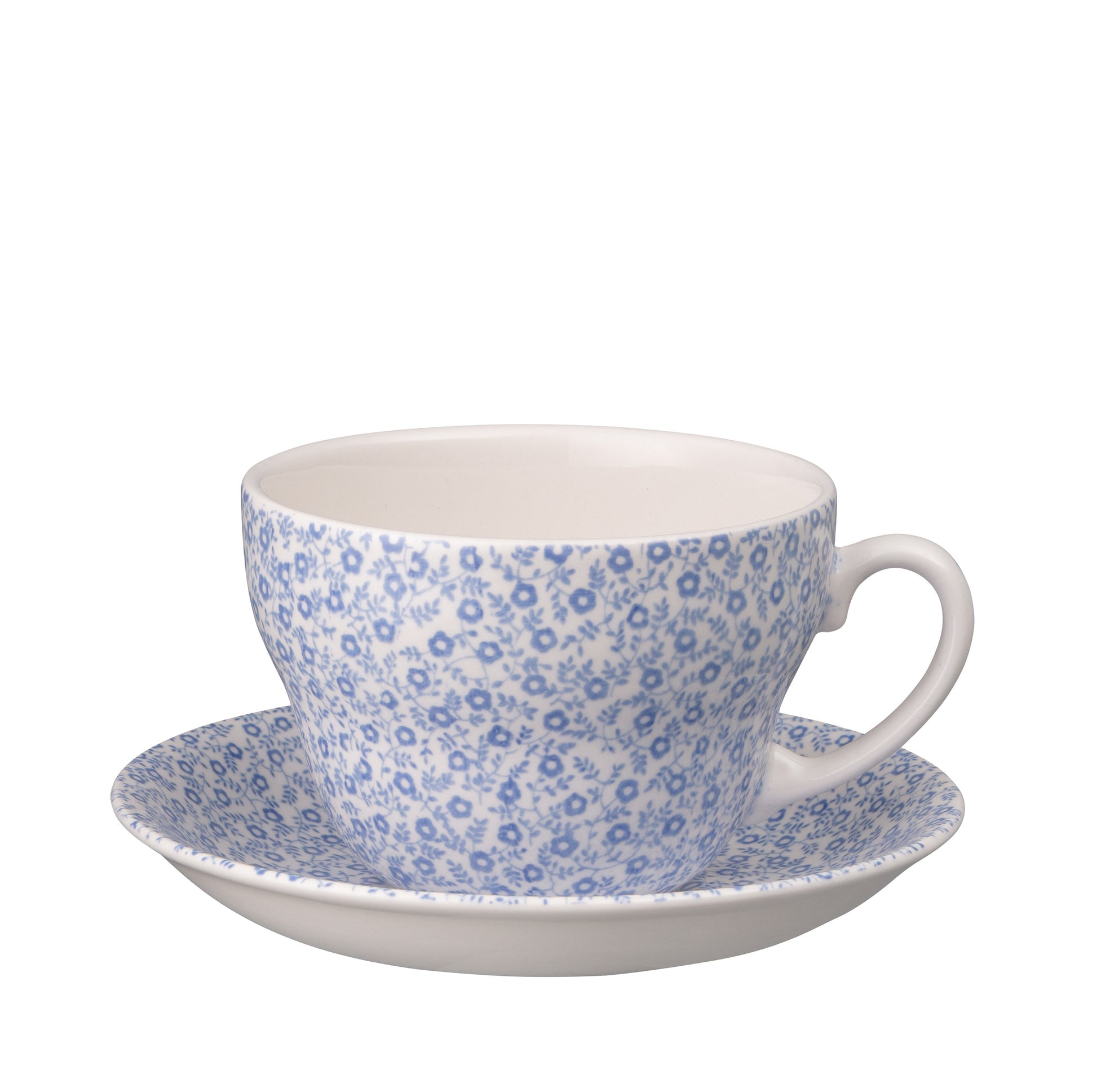 Burleigh Pale Blue Felicity Breakfast Cup & Saucer
