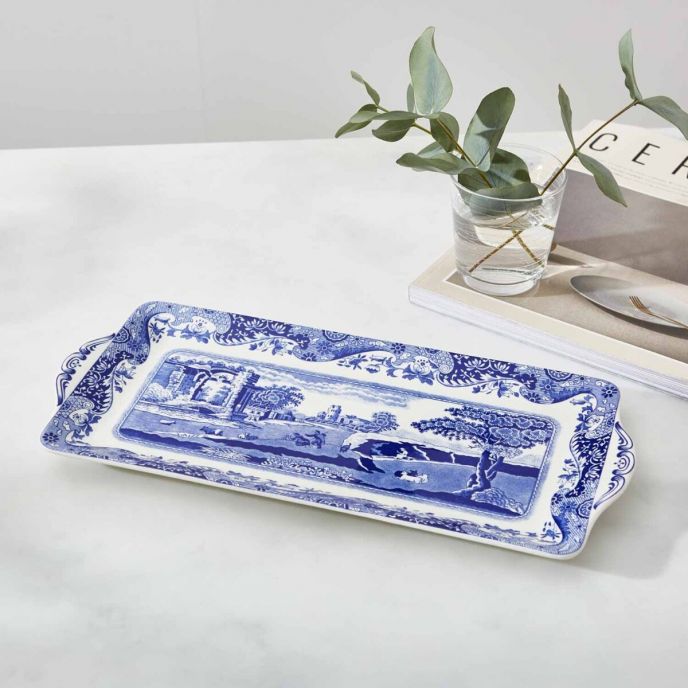 Spode Blue Italian Ceramic Platter
