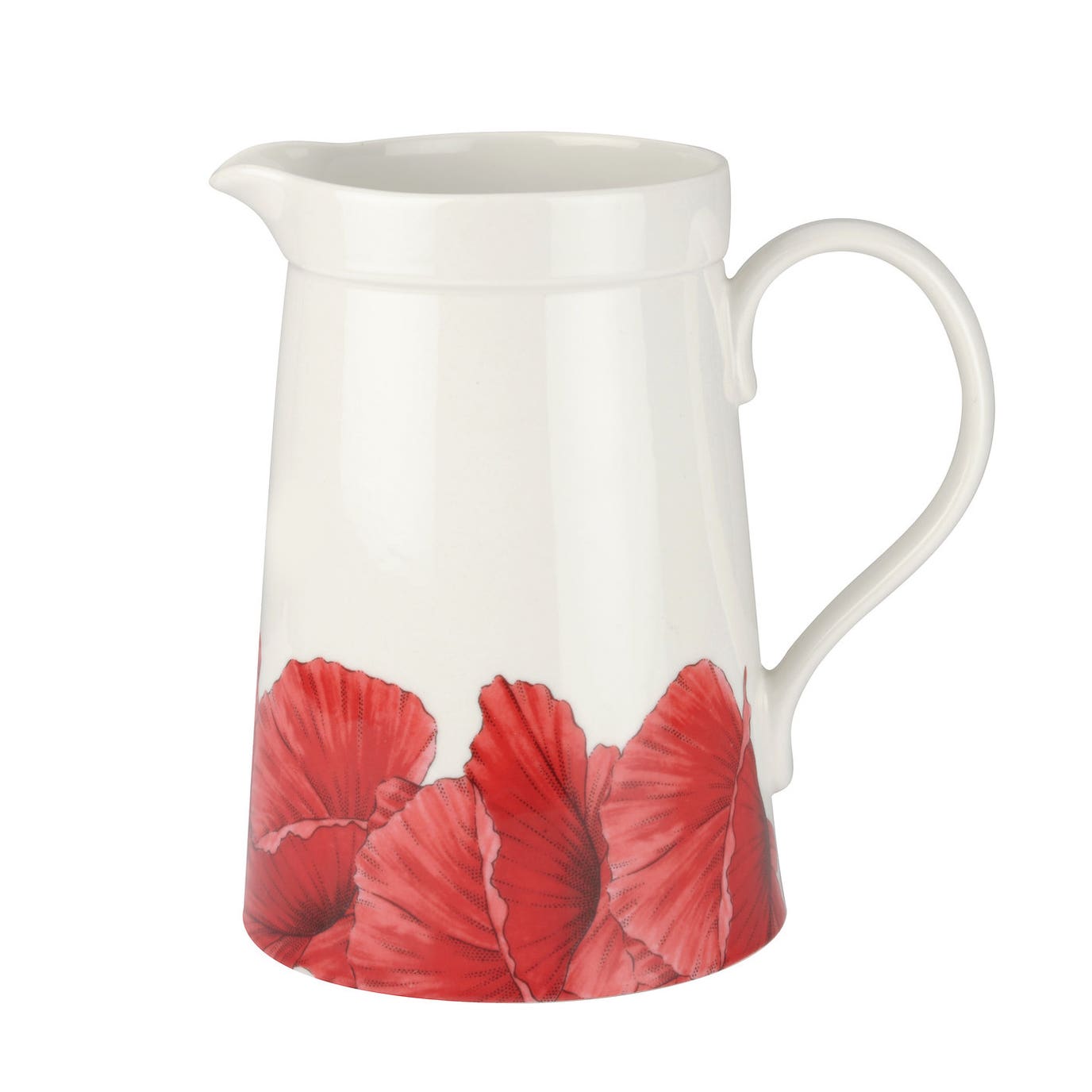 Botanic Blooms Jug 2pt - Poppy 1.14L Single