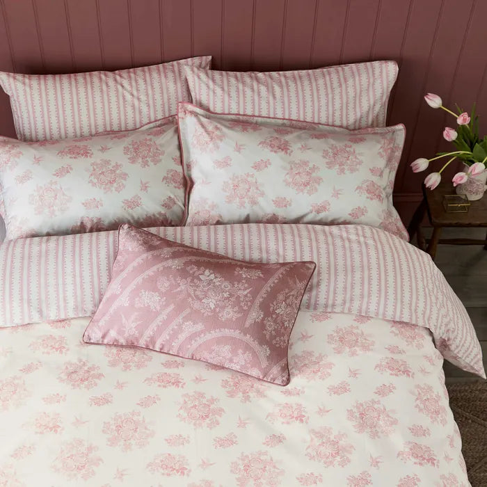 Burleigh x Bedeck of Belfast Asiatic Pheasants Bedding in Pink