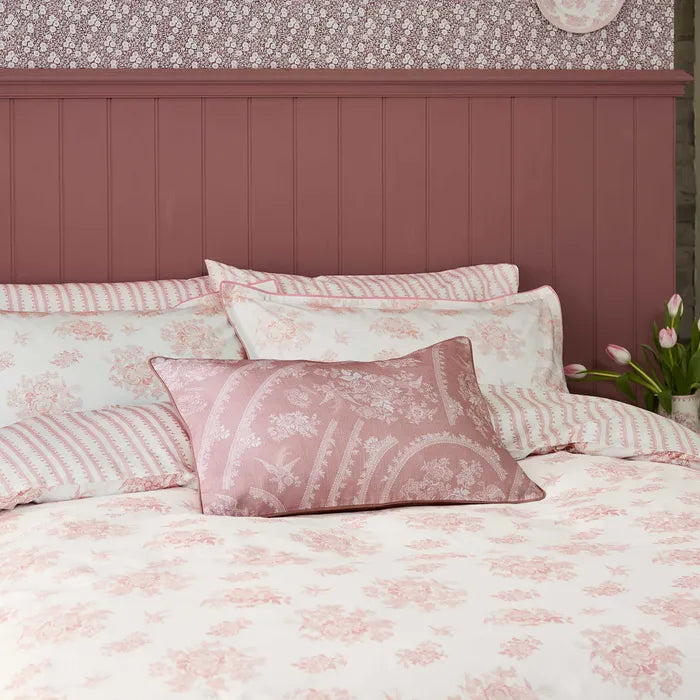 Burleigh x Bedeck of Belfast Asiatic Pheasants Bedding in Pink