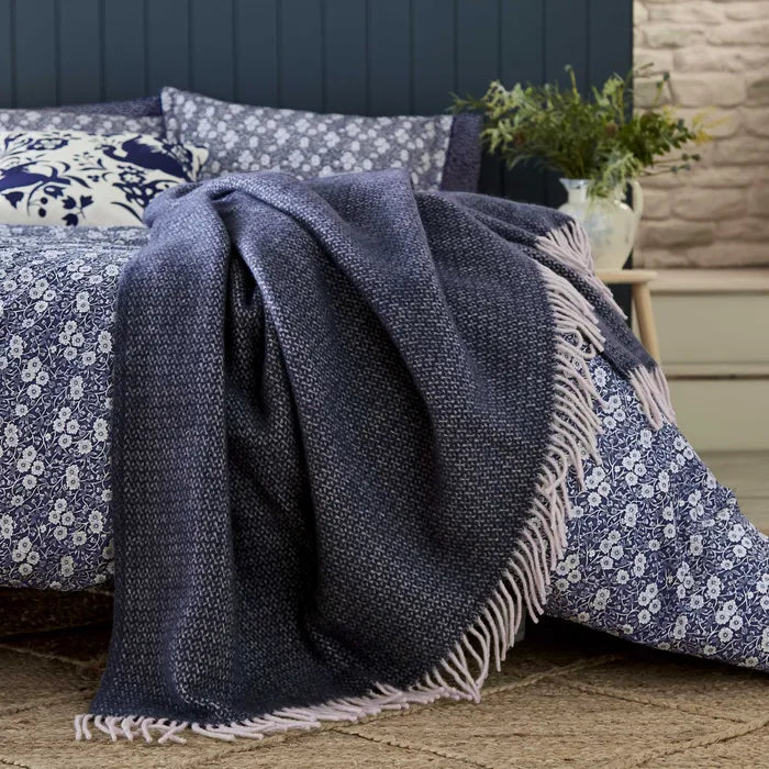 Burleigh x Bedeck of Belfast Calico Lined Curtains in Blue