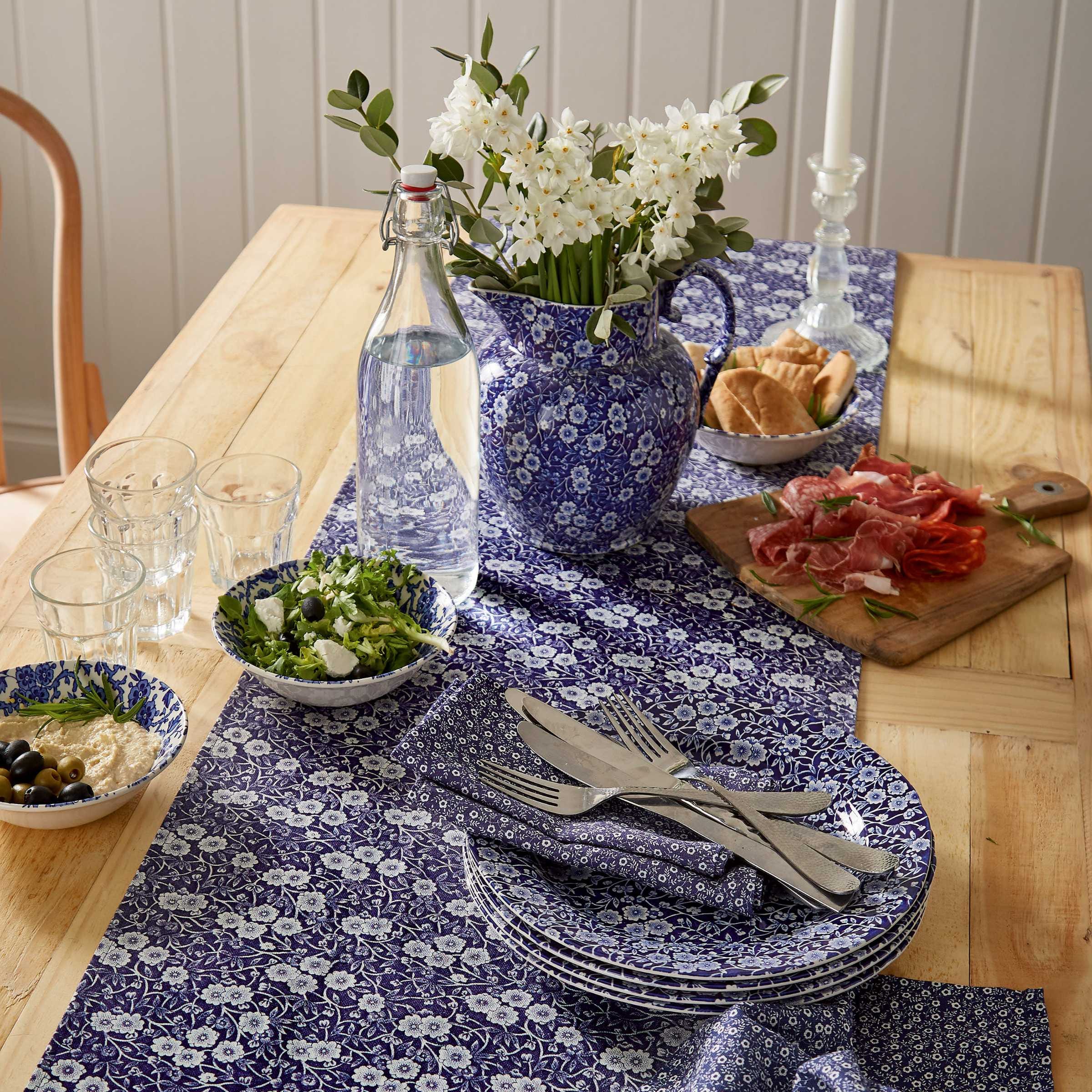 Burleigh x Bedeck of Belfast Calico Table Runner, Blue