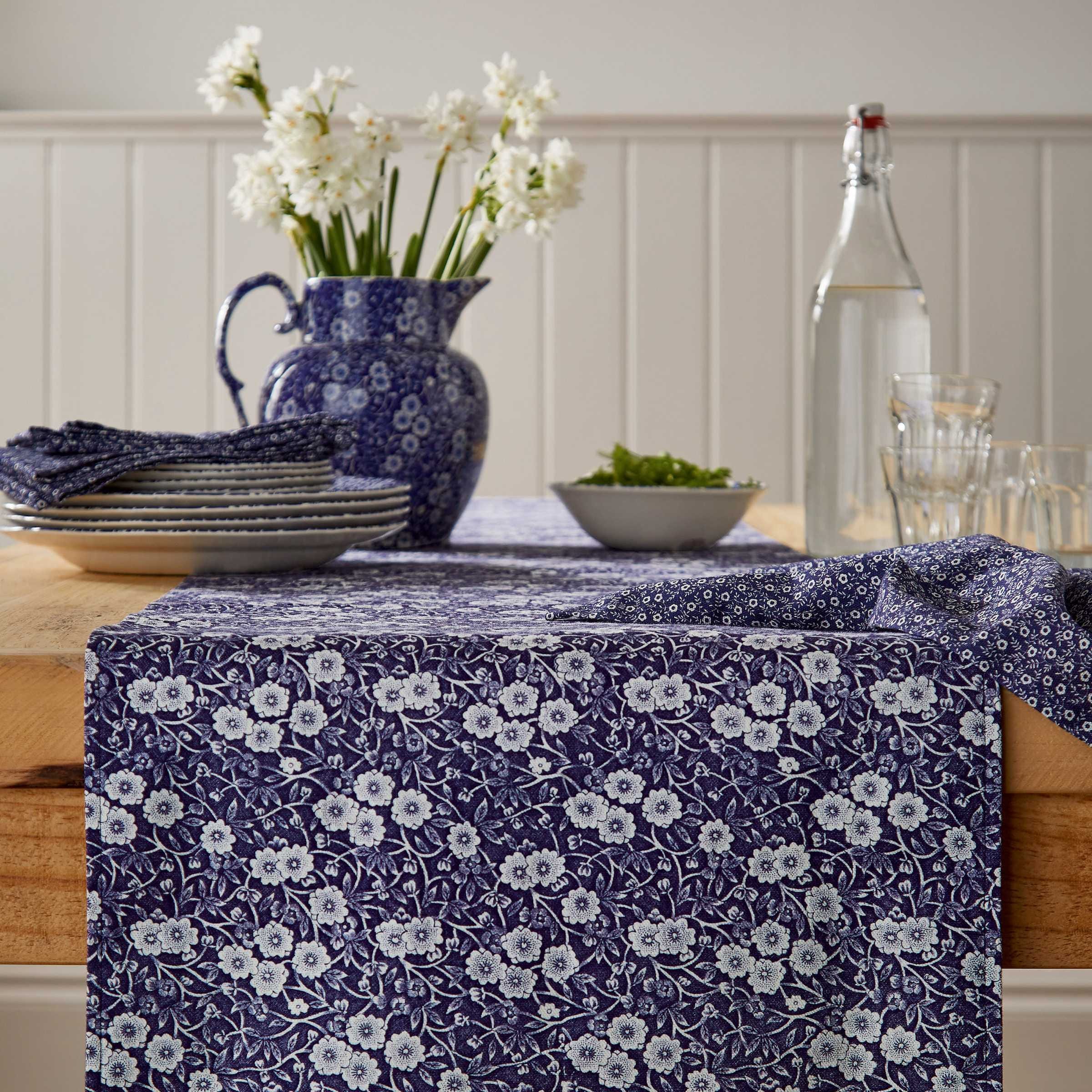 Burleigh x Bedeck of Belfast Calico Table Runner, Blue