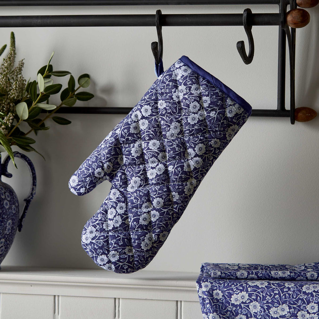Burleigh x Bedeck of Belfast Calico Single Oven Glove, Blue