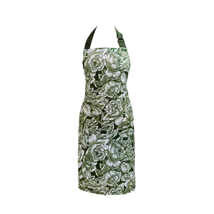 Burleigh x Bedeck of Belfast Hibiscus Apron, Green