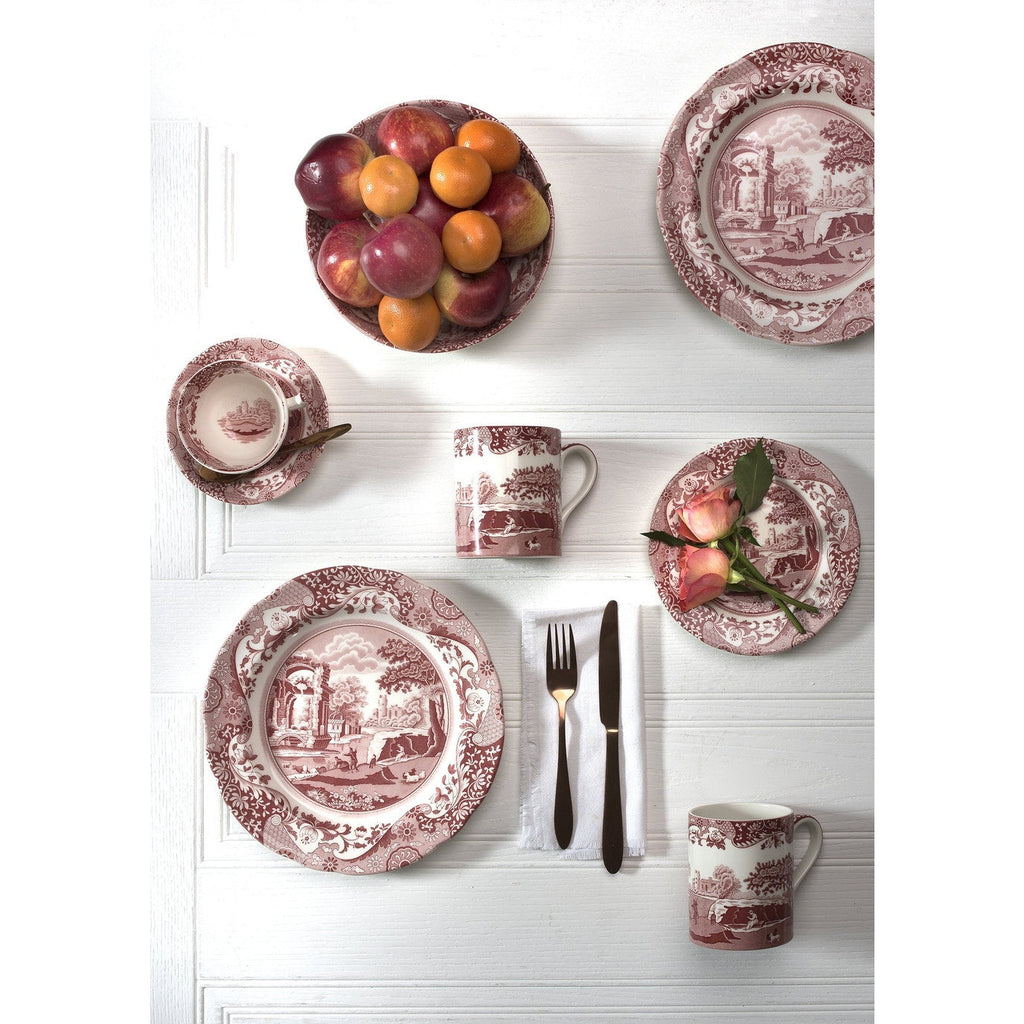 Spode Cranberry Italian  Set of 4