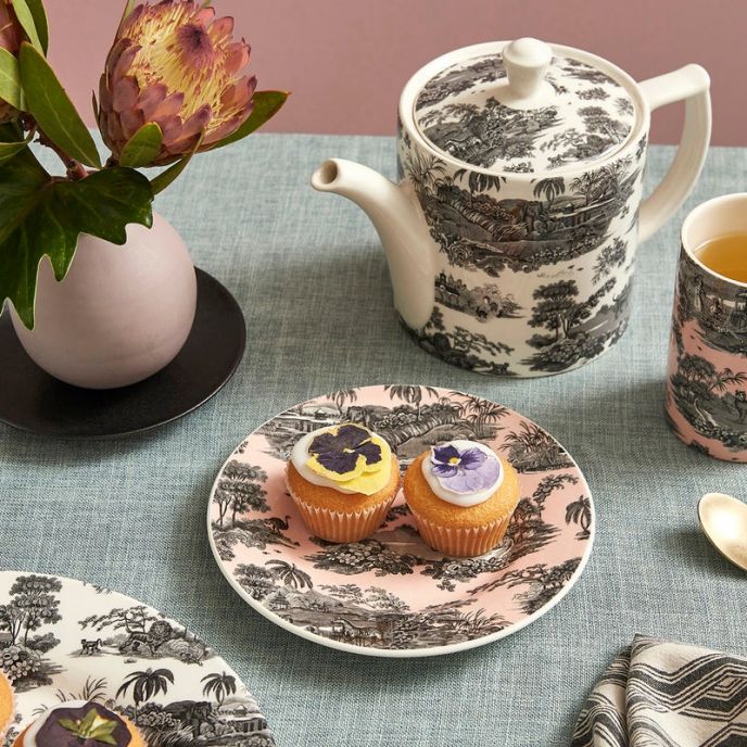Zoological Gardens Set of 4 Tea Plates