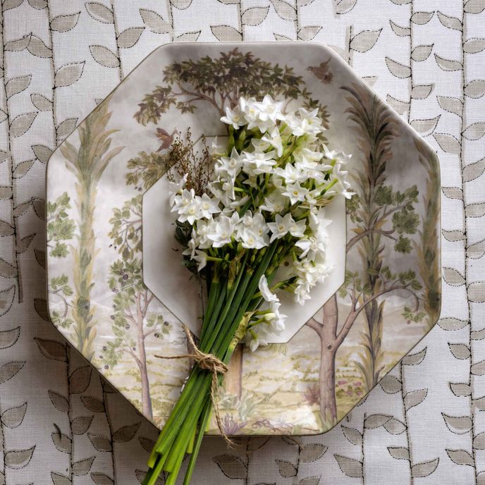 Tall Trees Octagonal Platter