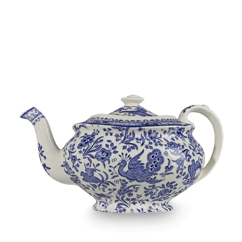 Burleigh Blue Regal Peacock Teapot 500ml