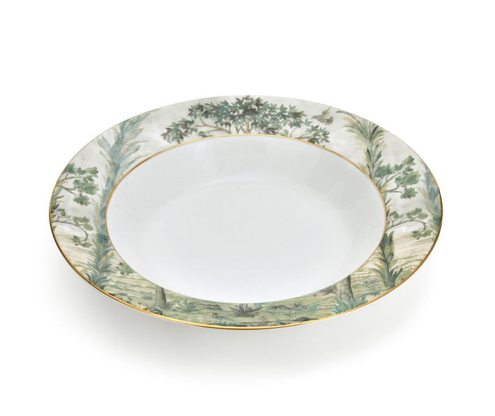 Kit kemp Gold 5.75" Bowl Tall Trees