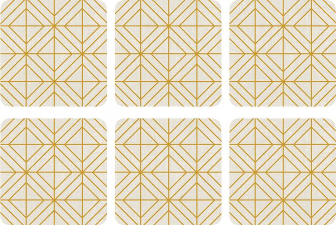 Luxe Set of 6 Coasters