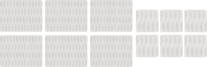 Eclipse Set of 6 Placemats & Coaster Set
