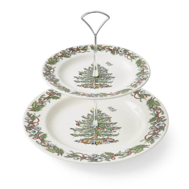 Christmas Tree Wreath Cake Stand